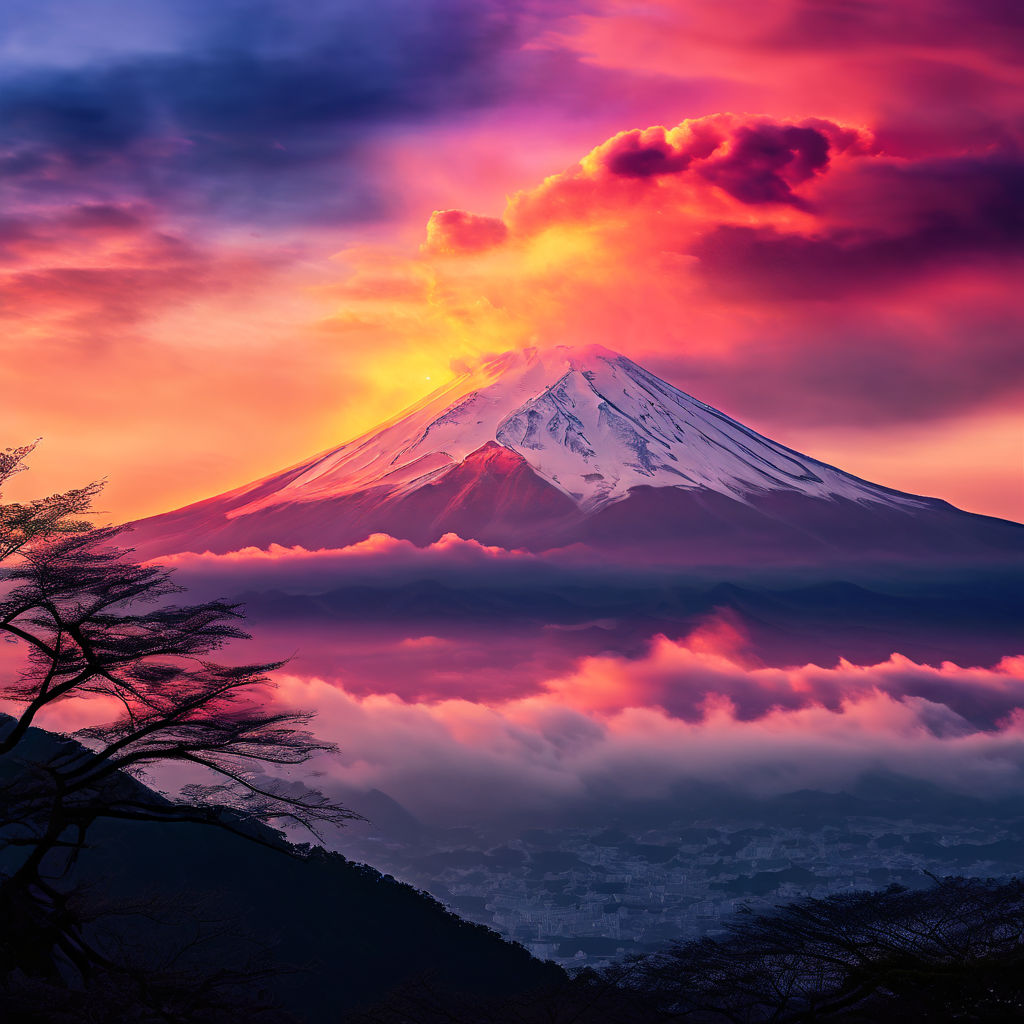 The image of Mount Fuji by ミツキ - Playground