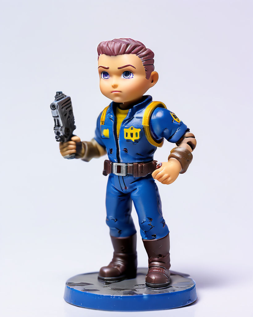 Vault boy fallout figure with face of Seva Lovkachyov by Dmitry ...