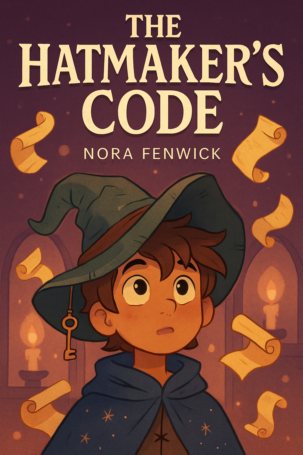 The Hatmaker's Code Enchanting Fantasy EBook Cover Design