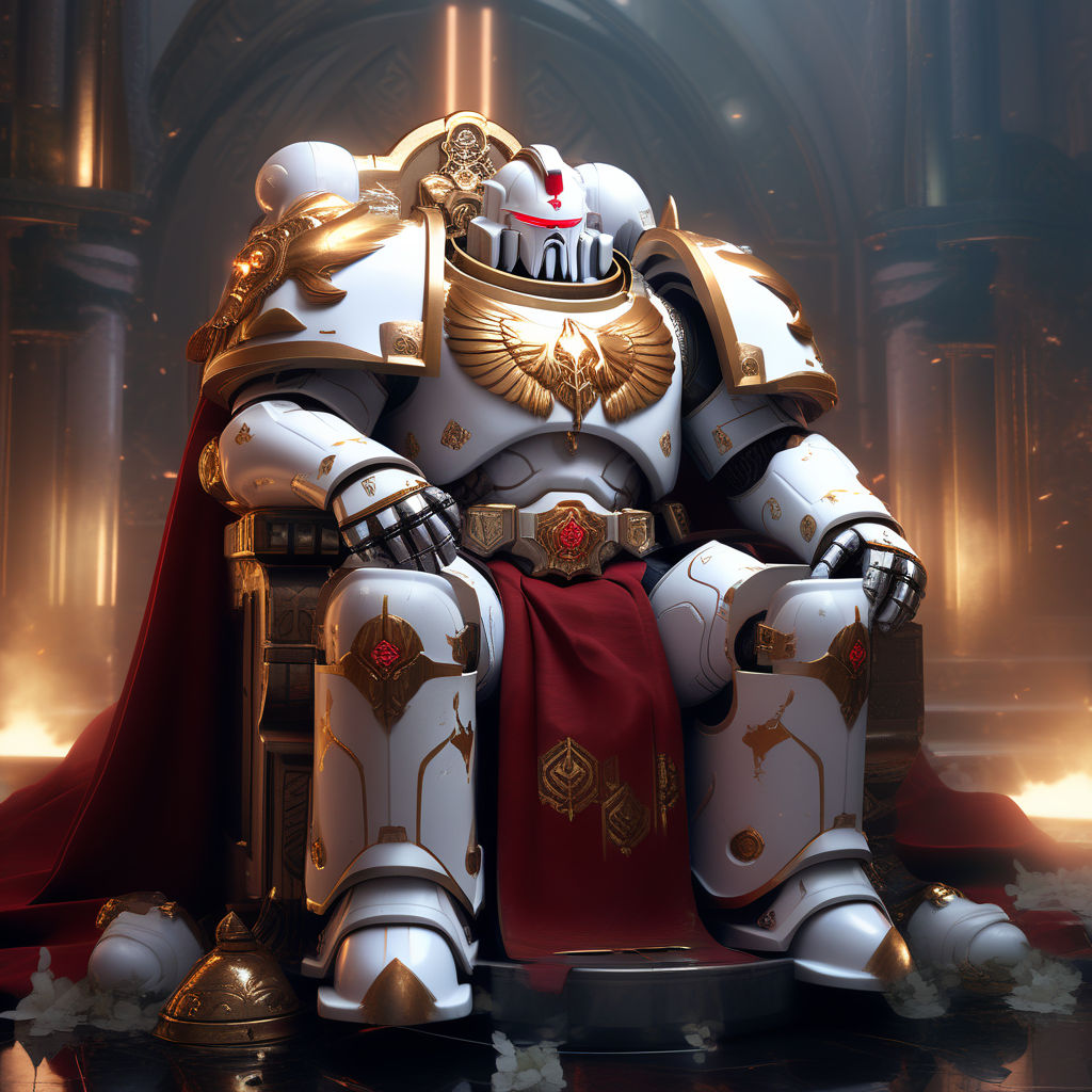 Juggernaut space marine templar sitting on toilet by RX DEVELOPER ...