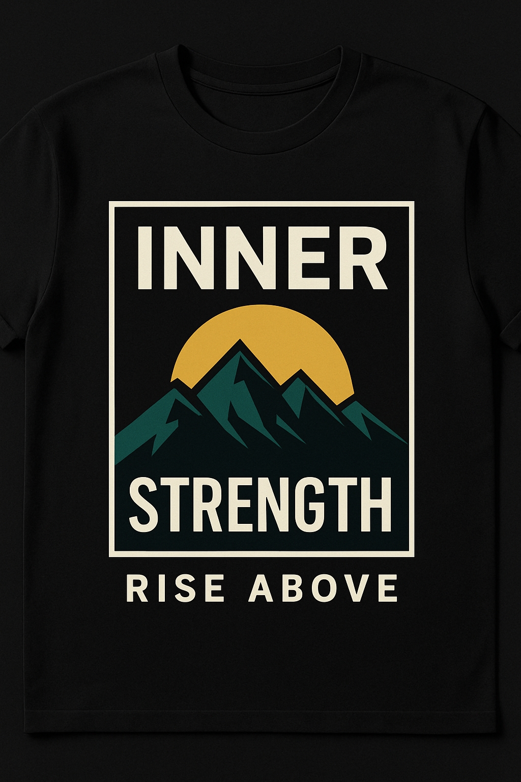 Minimalist Inner Strength Motivational Graphic T-Shirt