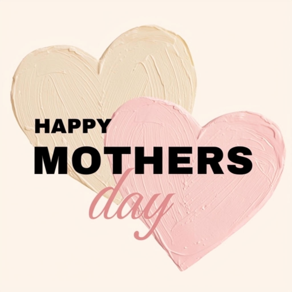 Minimalist Mother's Day Heart Graphic Design for Celebrating Love Social Media Post