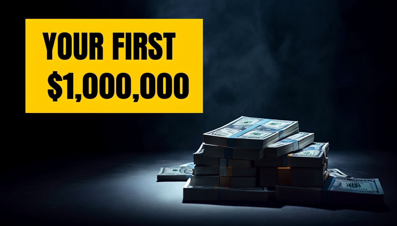 $1,000,000 Wealth-Building YouTube Thumbnail Design Social Media Post