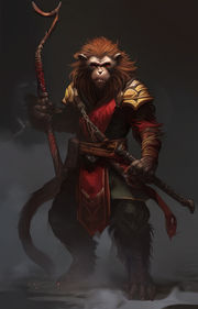 DND 5e demonic wukong monkey king warlock using dark spells ... by ...