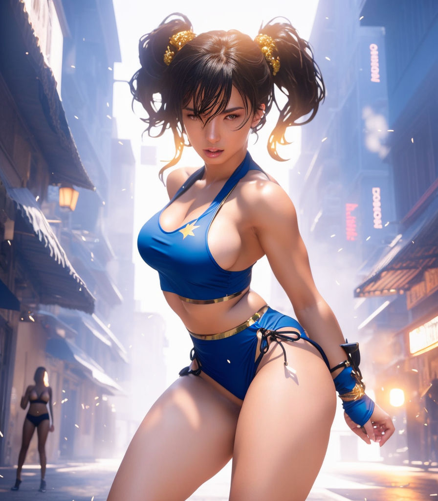 Chun li victory pose