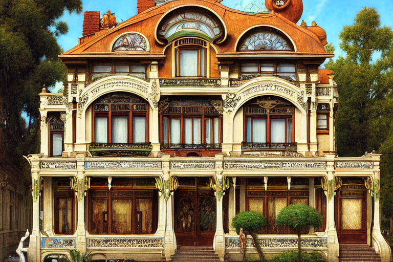 Art nouveau Home of the subgenius by eugene de blaas and ros... by ...