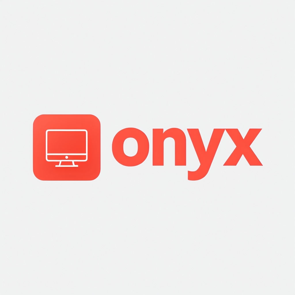 Modern Minimalist Onyx Logo Design for Digital Branding Logo