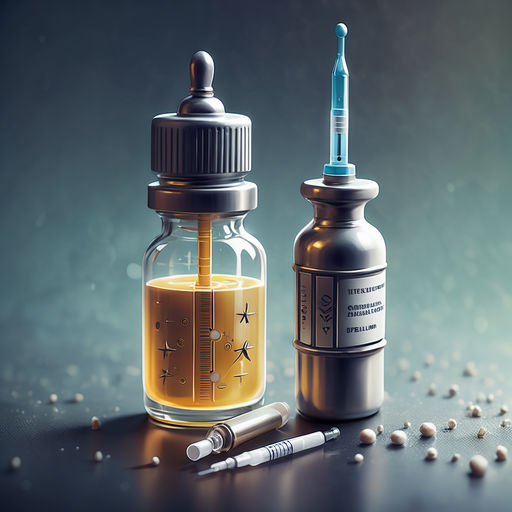 Icon of detailed Penicillin bottle with syringe by Ariel Brites ...