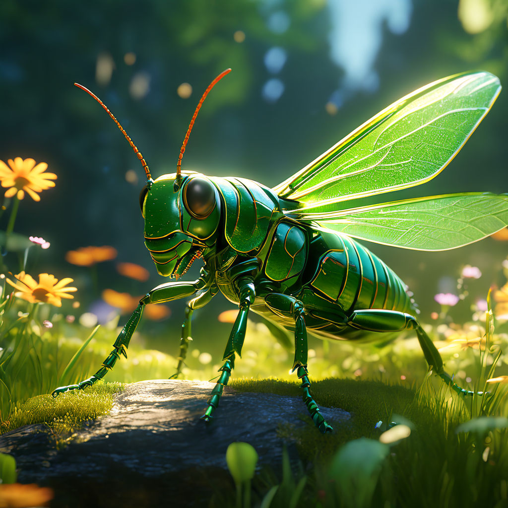 An Unreal Engine production of Gavin the grasshopper by Earl Grey ...