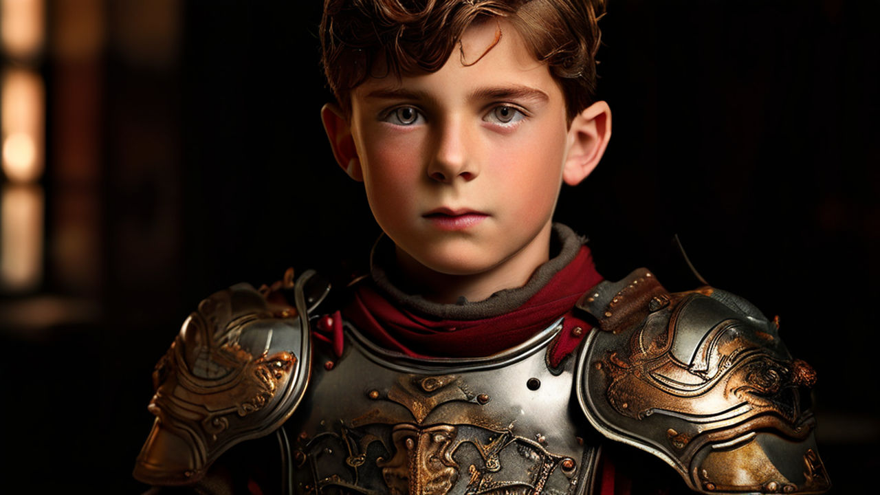 Young Adrian Carton de Wiart at age 12 by Ancient Myths and stories