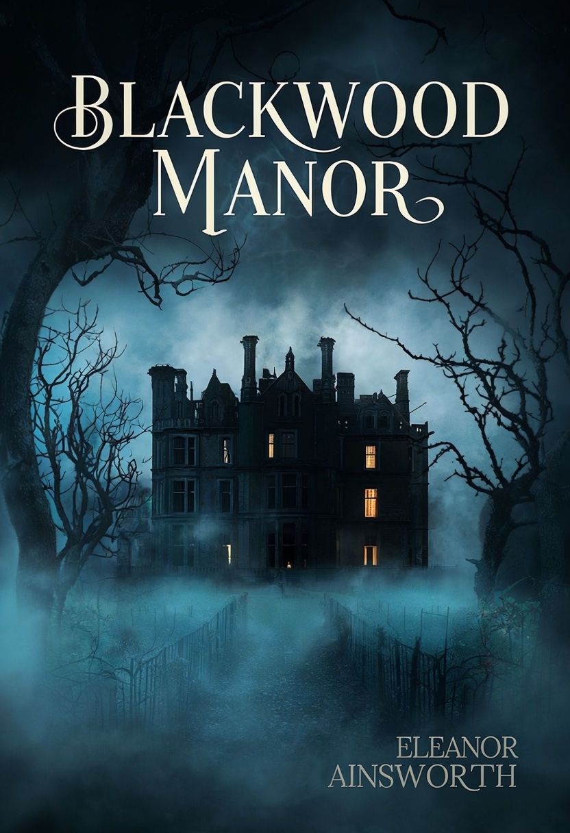 Gothic Romantic Suspense Blackwood Manor EBook Cover