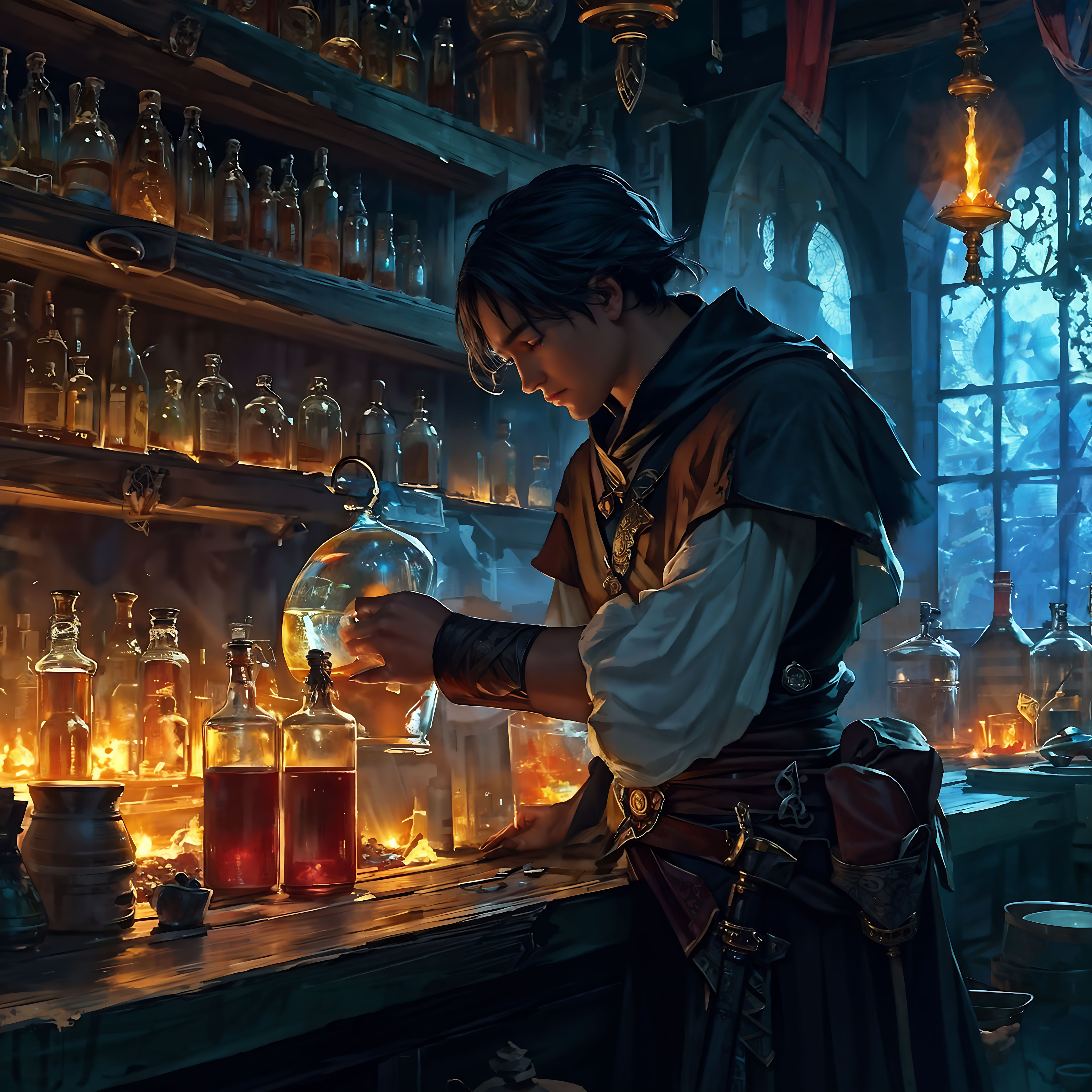 dnd-human-barkeep-draped-in-period-appropriate-garb-by-jayden-waters