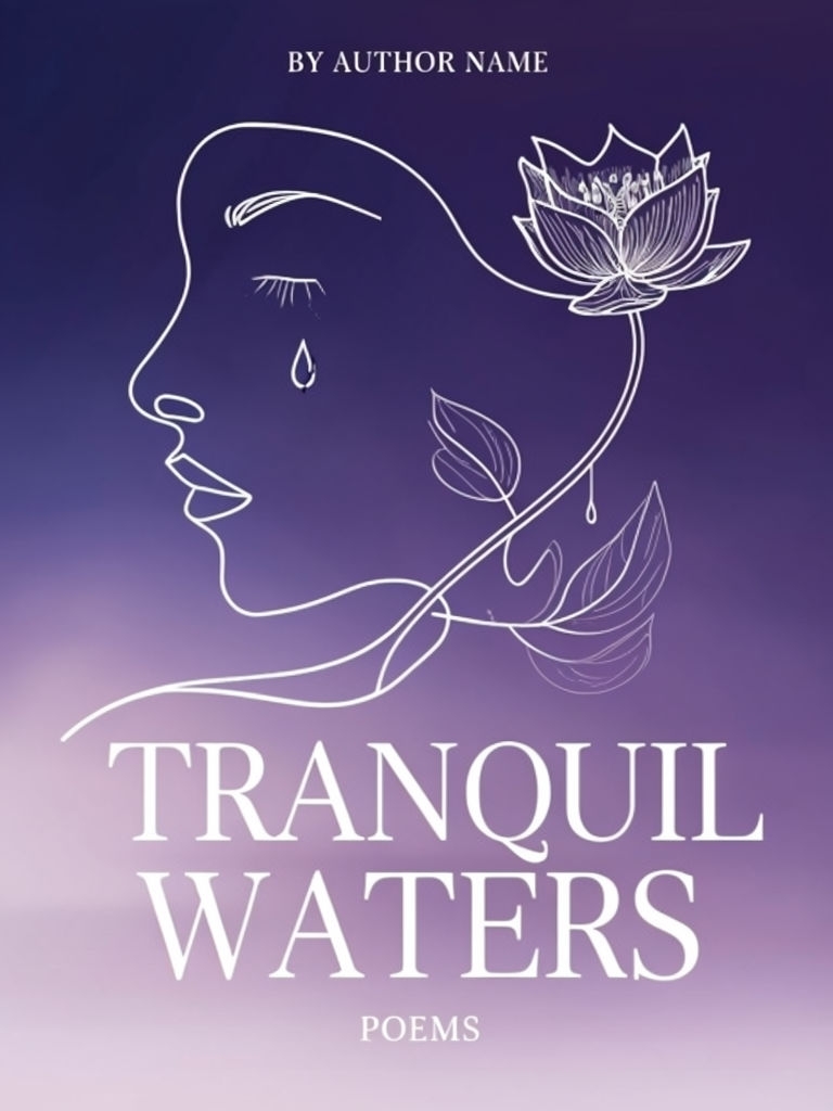Serene Minimalist Tranquil Waters EBook Cover for Reflection