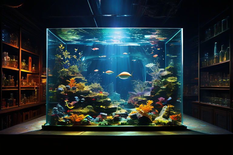 A large fish tank - Playground