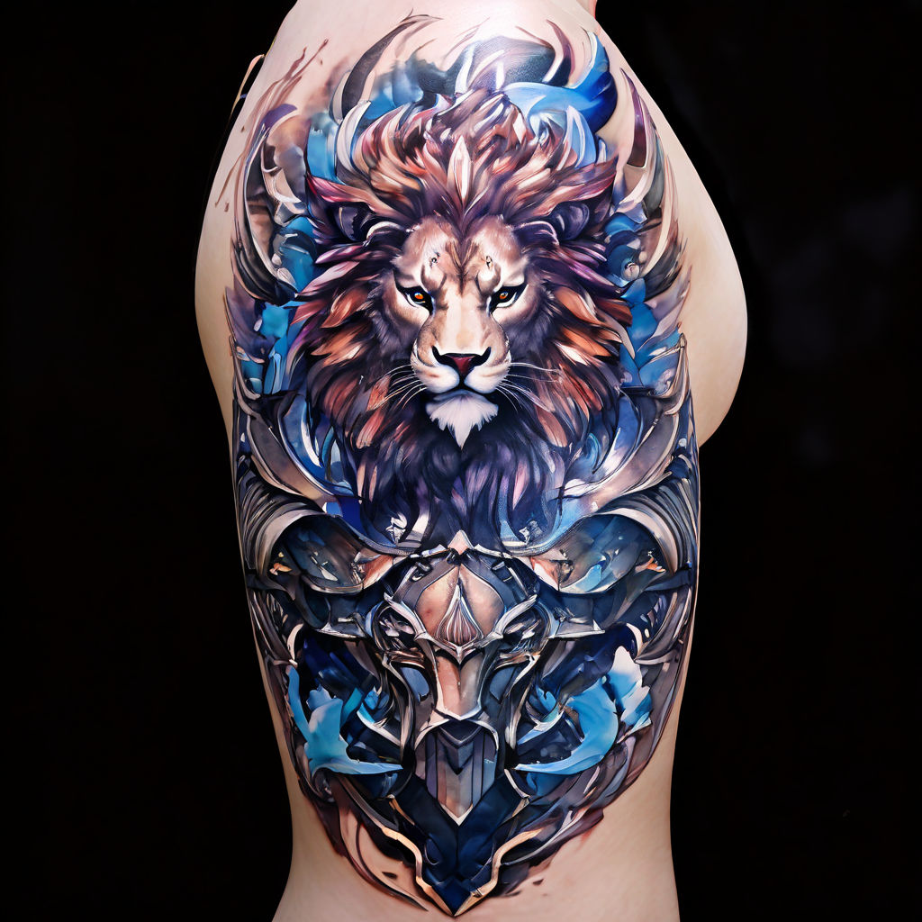 Warrior and Lion Tattoo | TikTok