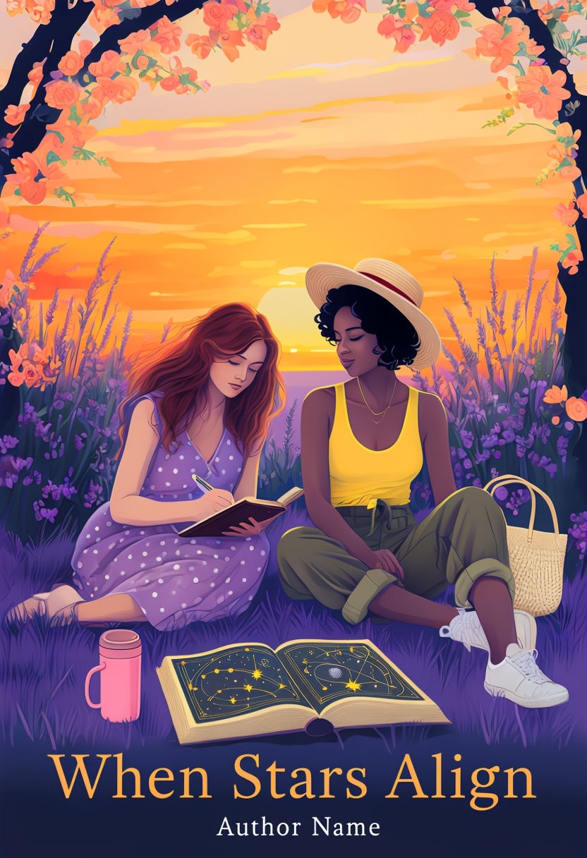 Warm Sunset Garden Evening with Friends EBook Cover