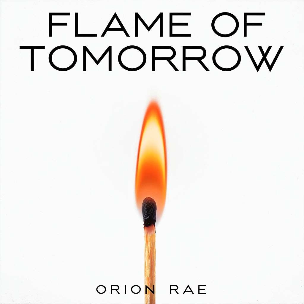 Flame of Tomorrow Minimalist Matchstick Album Cover Design