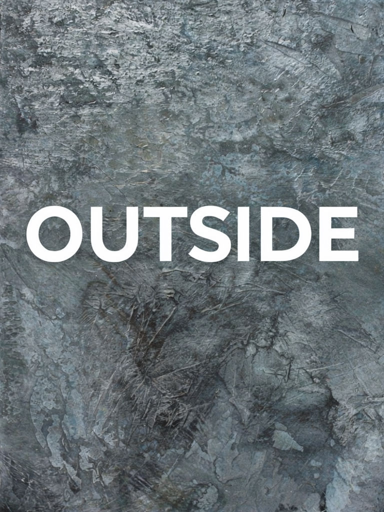 Modern Minimalist 'OUTSIDE' Album Cover Art