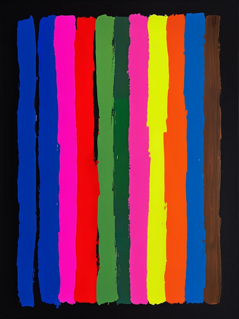 Vibrant Abstract Striped Colorful Art Phone Case Cover