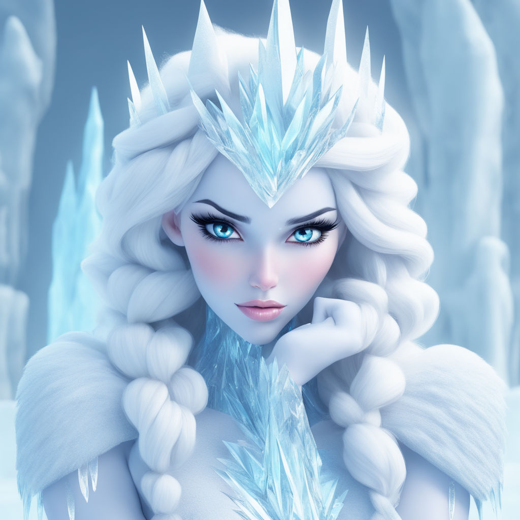 create a 9 panel comic book of ice Princess Elsa having gangbang sex