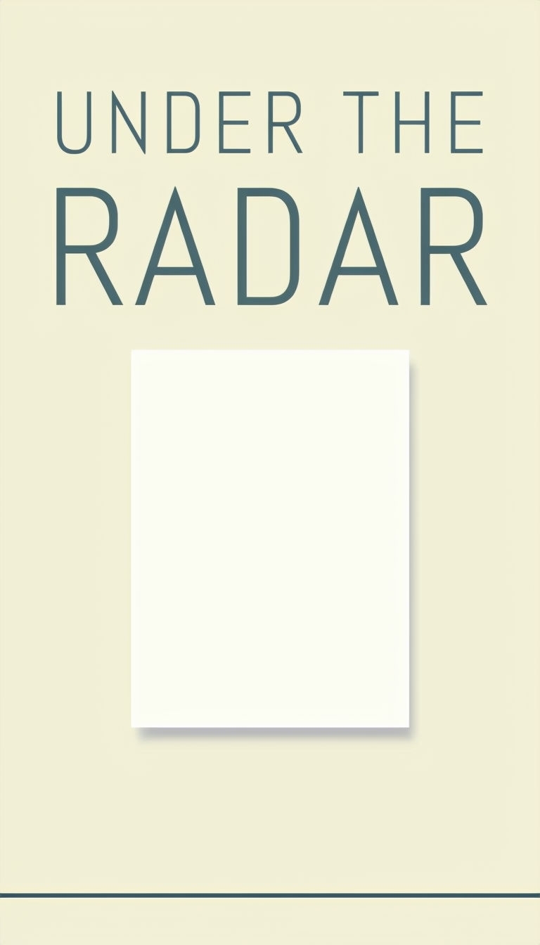 Under The Radar Modern Minimalist Design Social Media Post