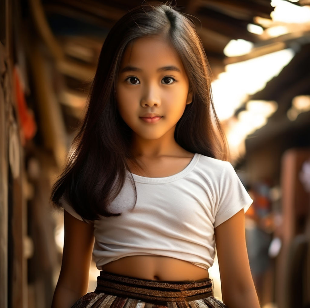 Matured 10 Year Old Filipina Girl Wearing Skirt By Lance Rafael So Playground 9910