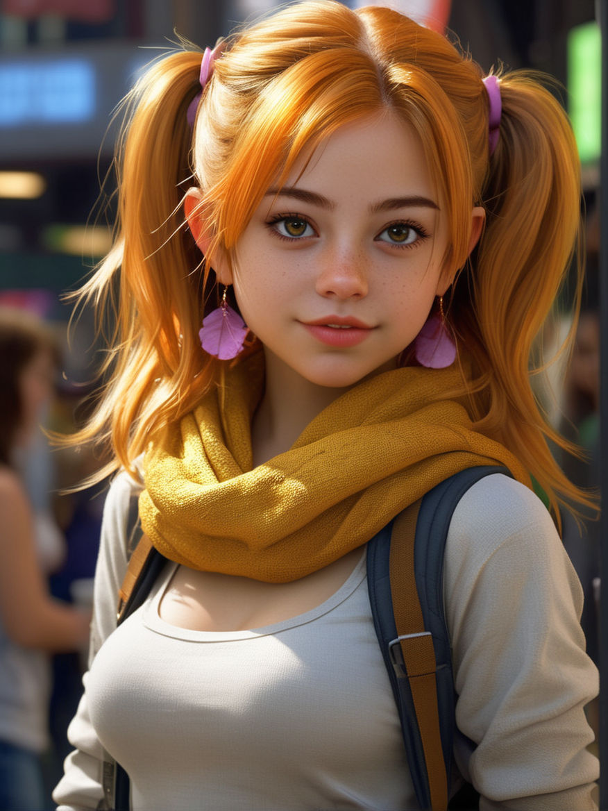 a photo of a hiperrealistic gamer girl cosplay straight into the frame