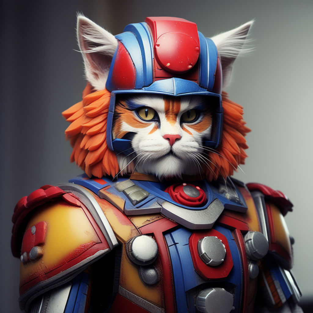 The cat Optimus prime is a clown by yukrm _ - Playground