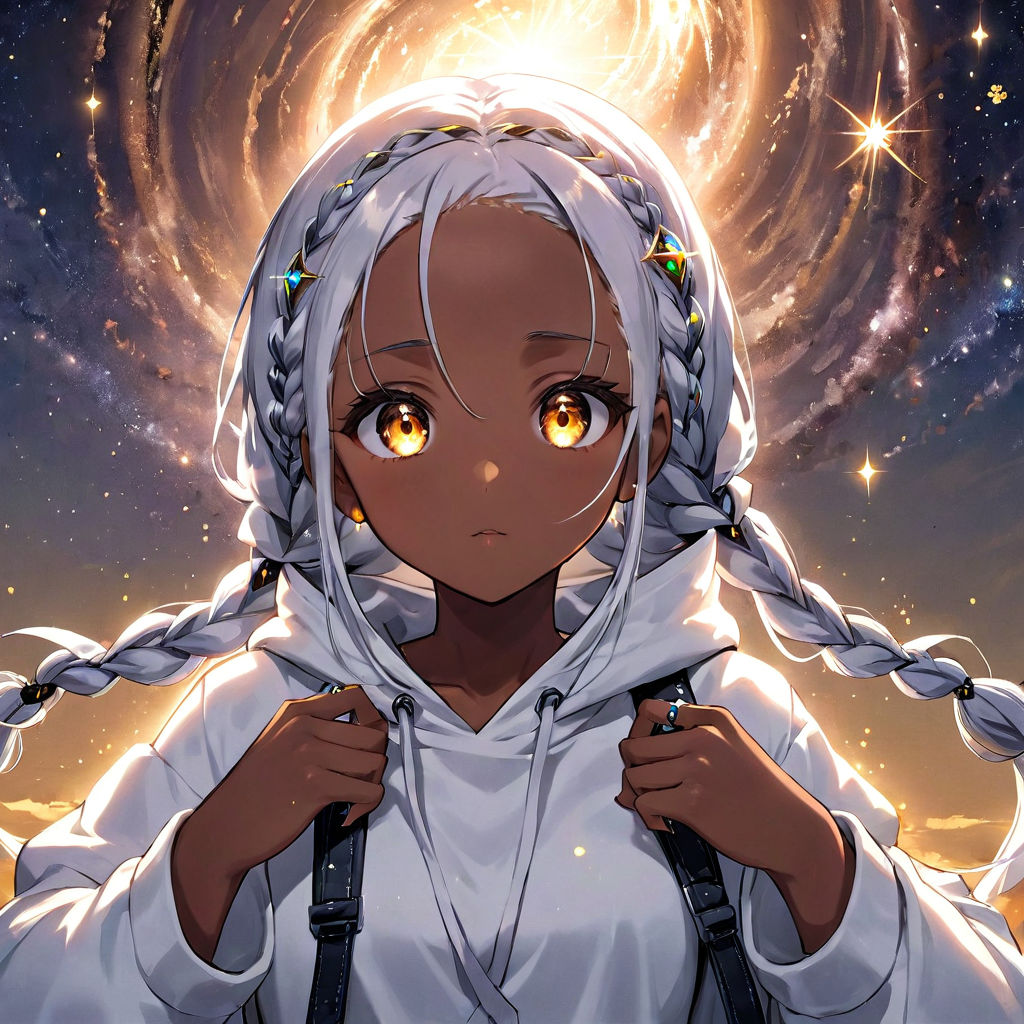 dark skin anime girl