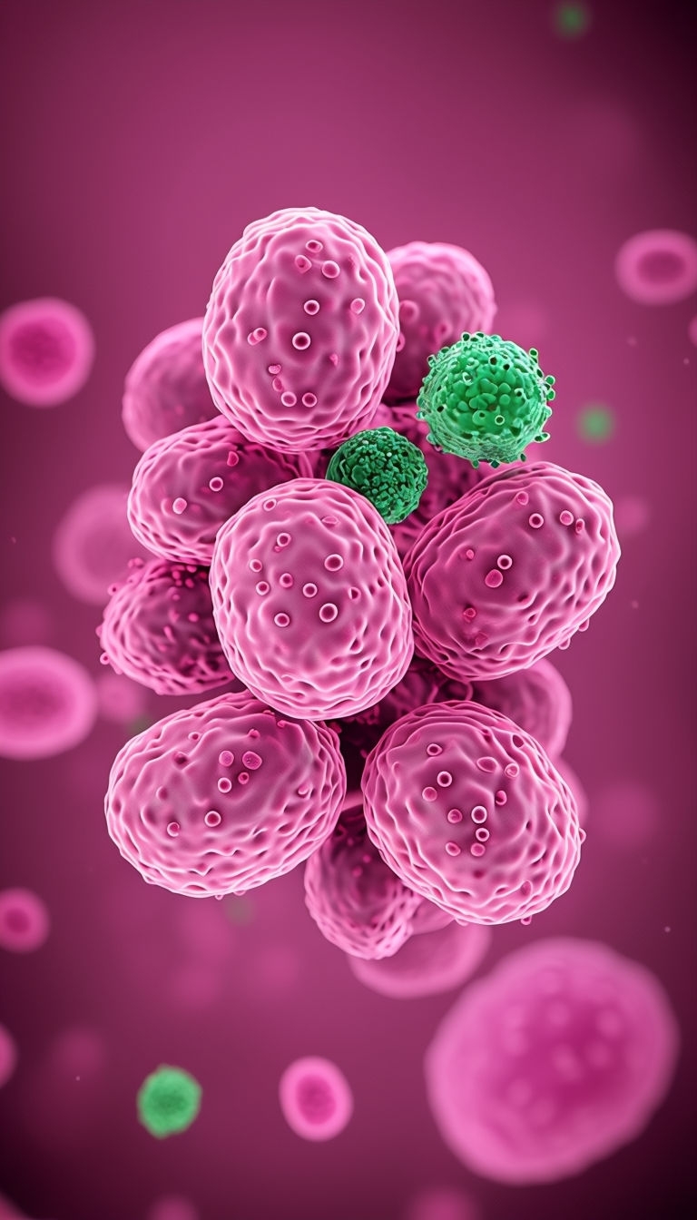Vibrant 3D Microscopic Bacteria Art for Phone Case Cover