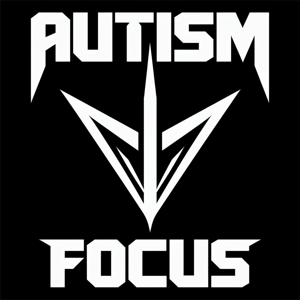 Bold Autism Focus Geometric Symbol T-Shirt Design