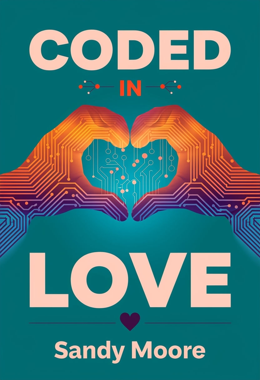 Coded in Love Romantic Technology EBook Cover by Sandy Moore