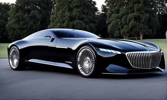 Generate an action shot of the 2025 Mercedes Maybach Exelero by ...