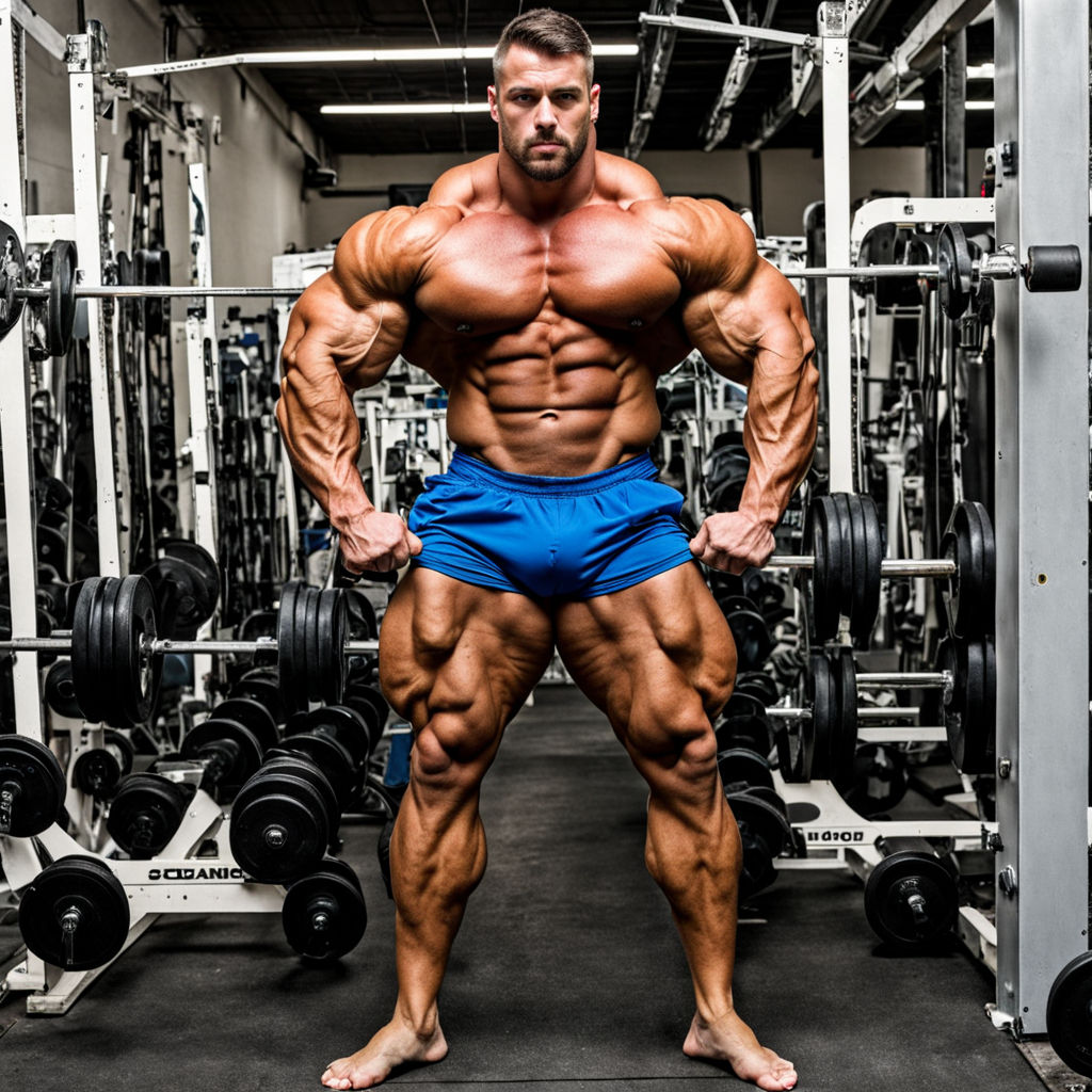 Hypermuscular-handsome-bodybuilder-giant by Elaina Airlines - Playground