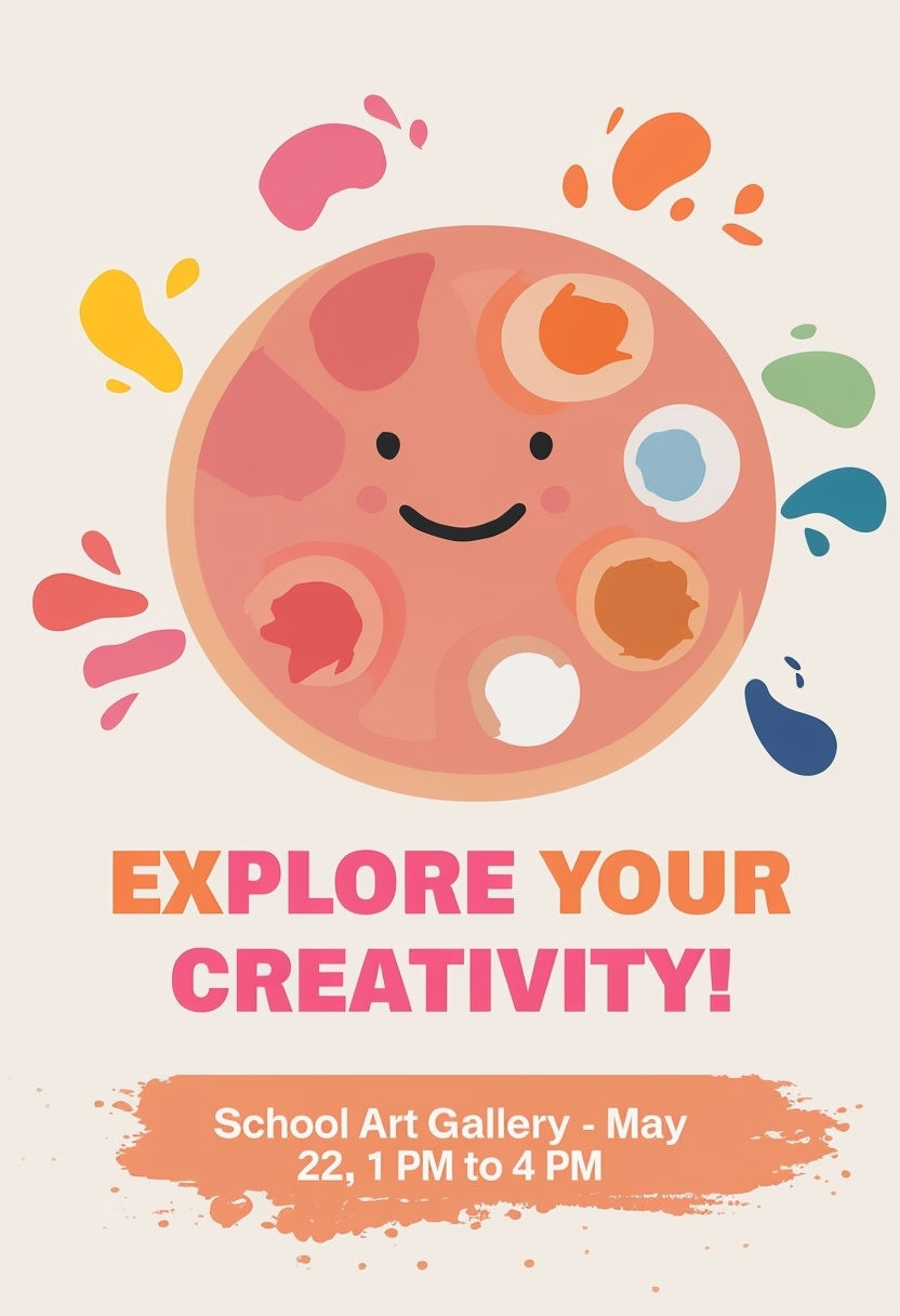 Explore Your Creativity Art Gallery Poster