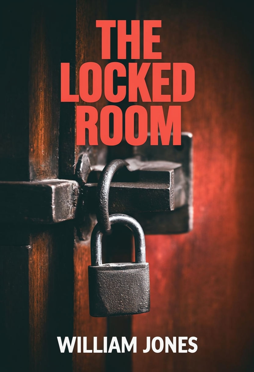 The Locked Room Tense Mystery EBook Cover Design