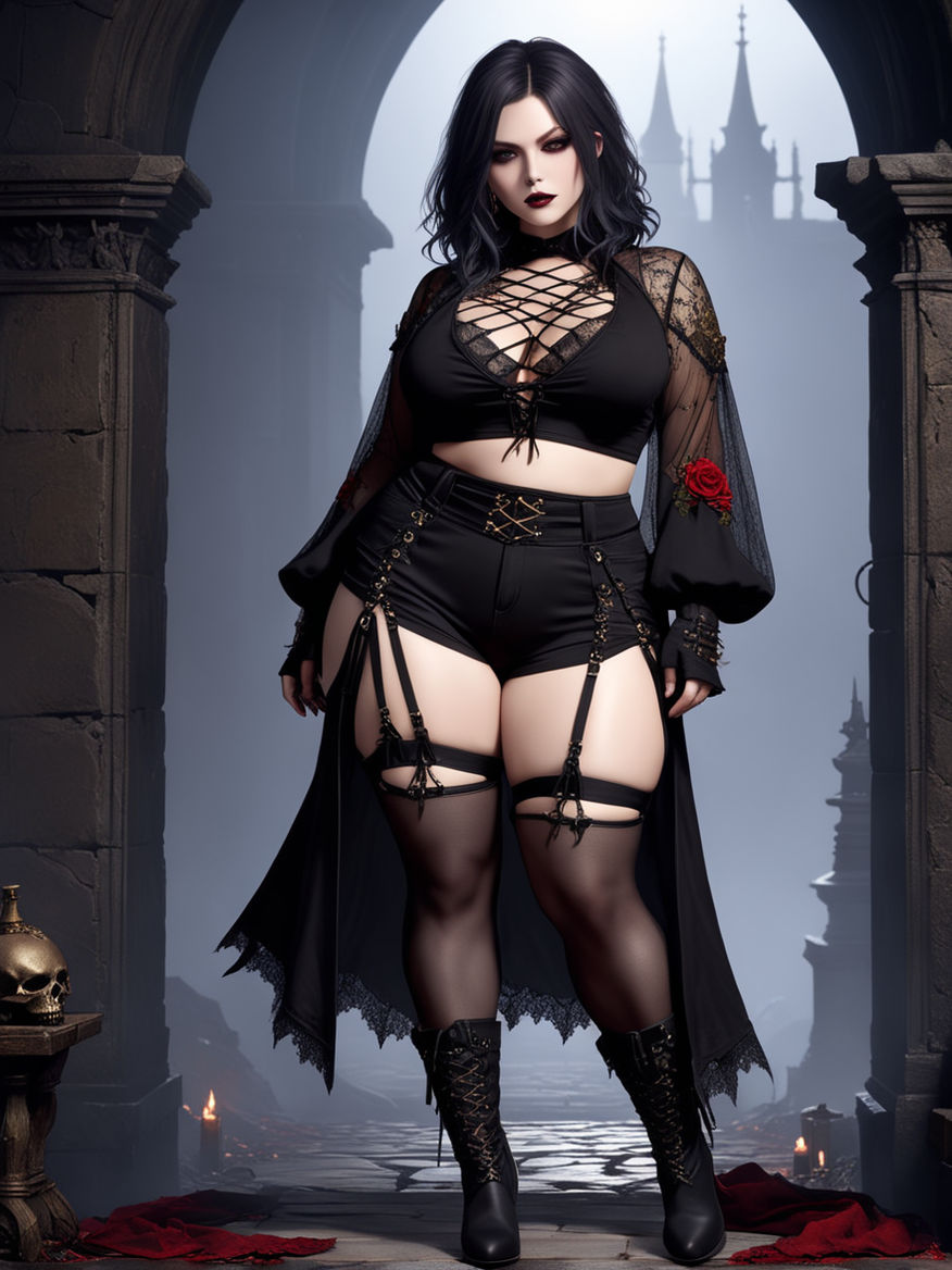 thick goth mommy