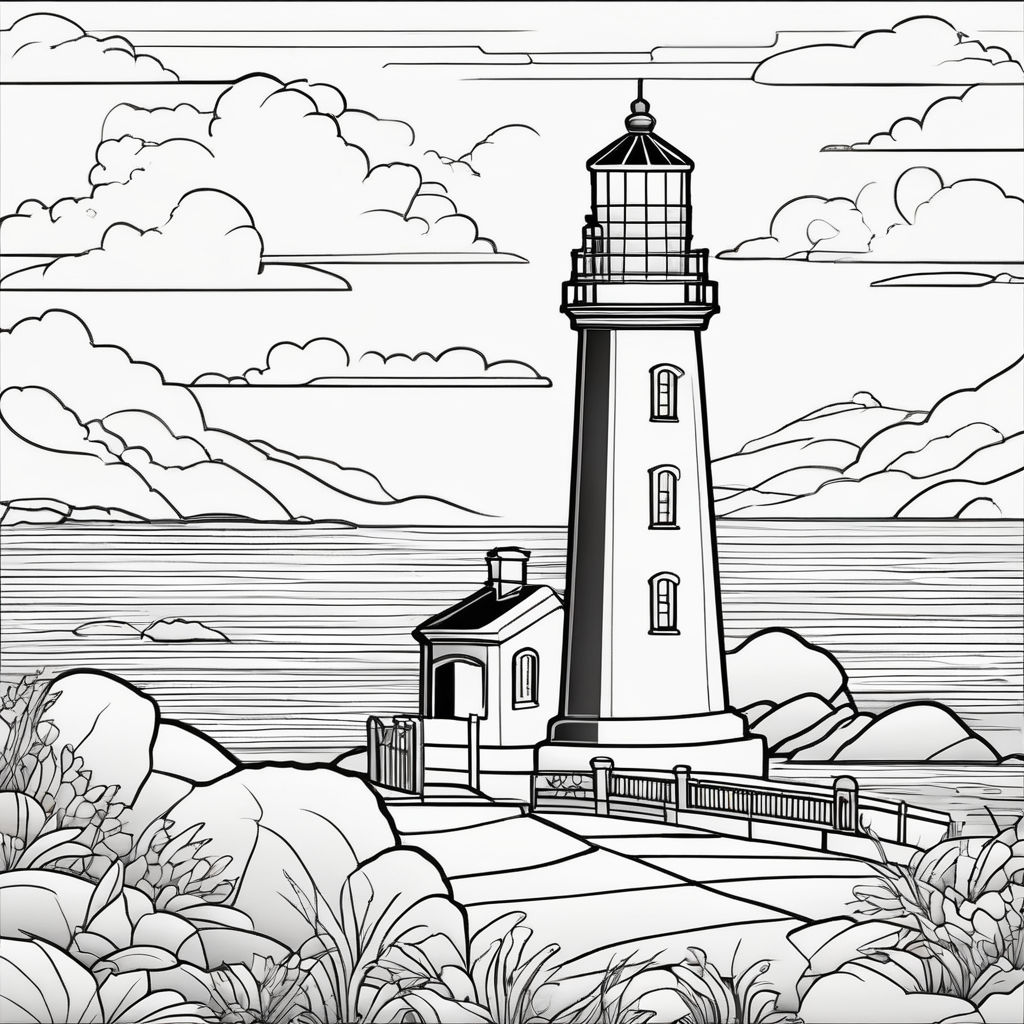 Cartoon-style lighthouse by Muhammed Sami Türe - Playground