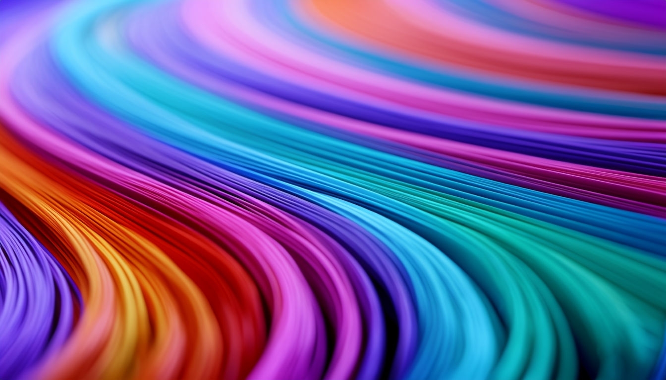 Vibrant Abstract Colorful Fibers Macro Photography Backgrounds