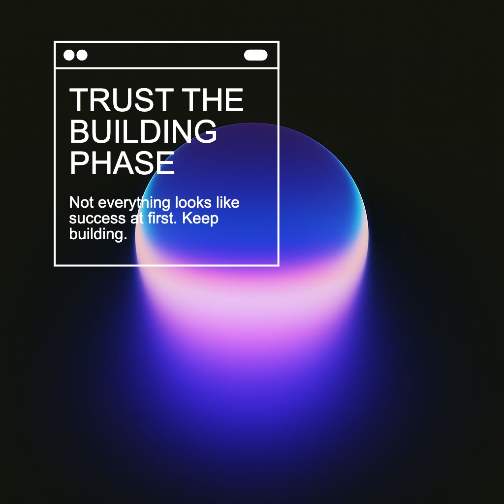 Glowing Sphere with Motivational Text for Modern Design Instagram Post