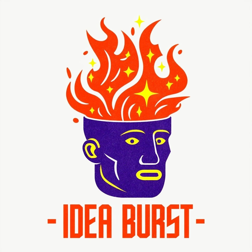 Energetic Idea Burst Graphic Design Mug