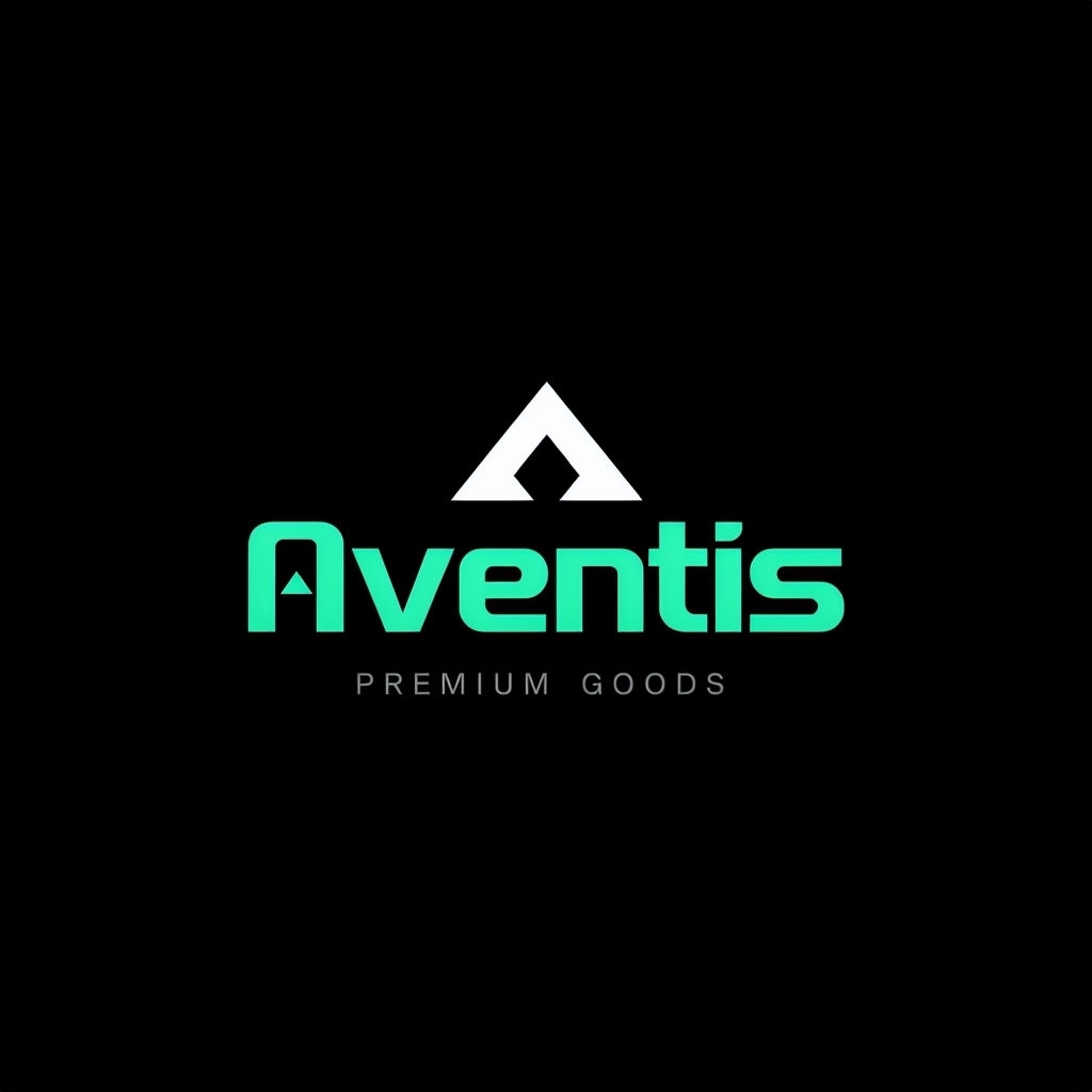 Minimalist Modern Aventis Logo Design with Geometric Icon Logo