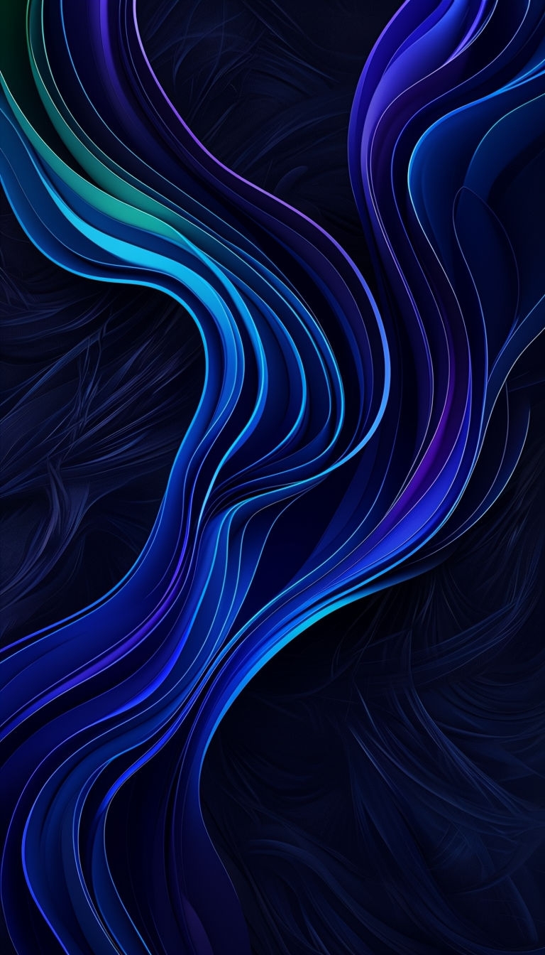 Vibrant Abstract Lines Dynamic Mobile Wallpaper Design