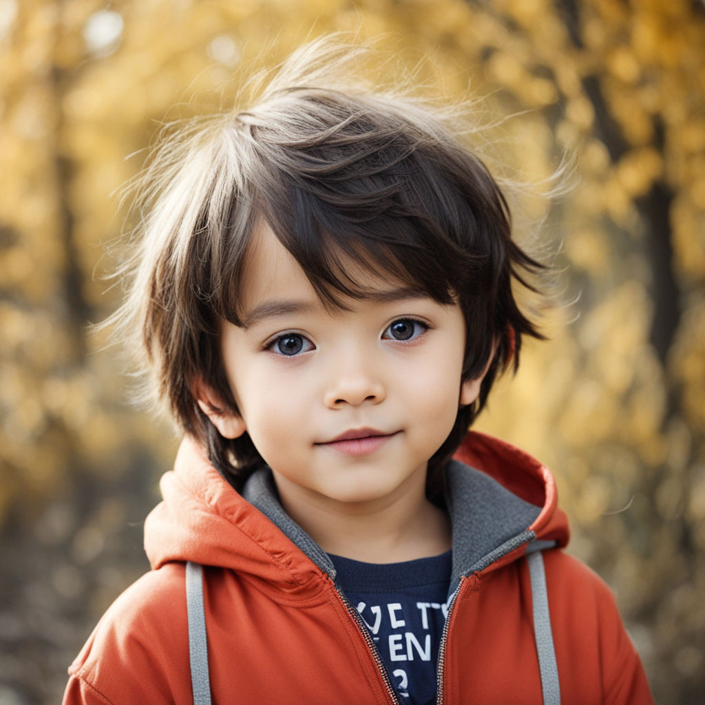 2-year old cute Japanese baby boy