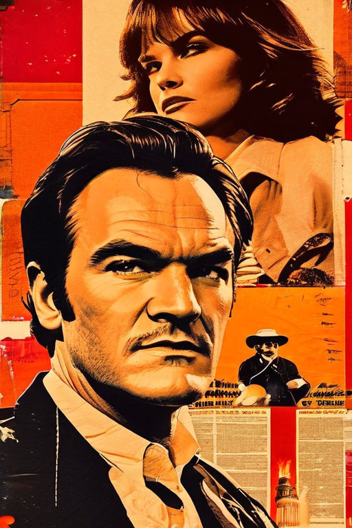 Fait Un Collage Avec La Style De Quentin Tarantino By Edouard Clide Playground