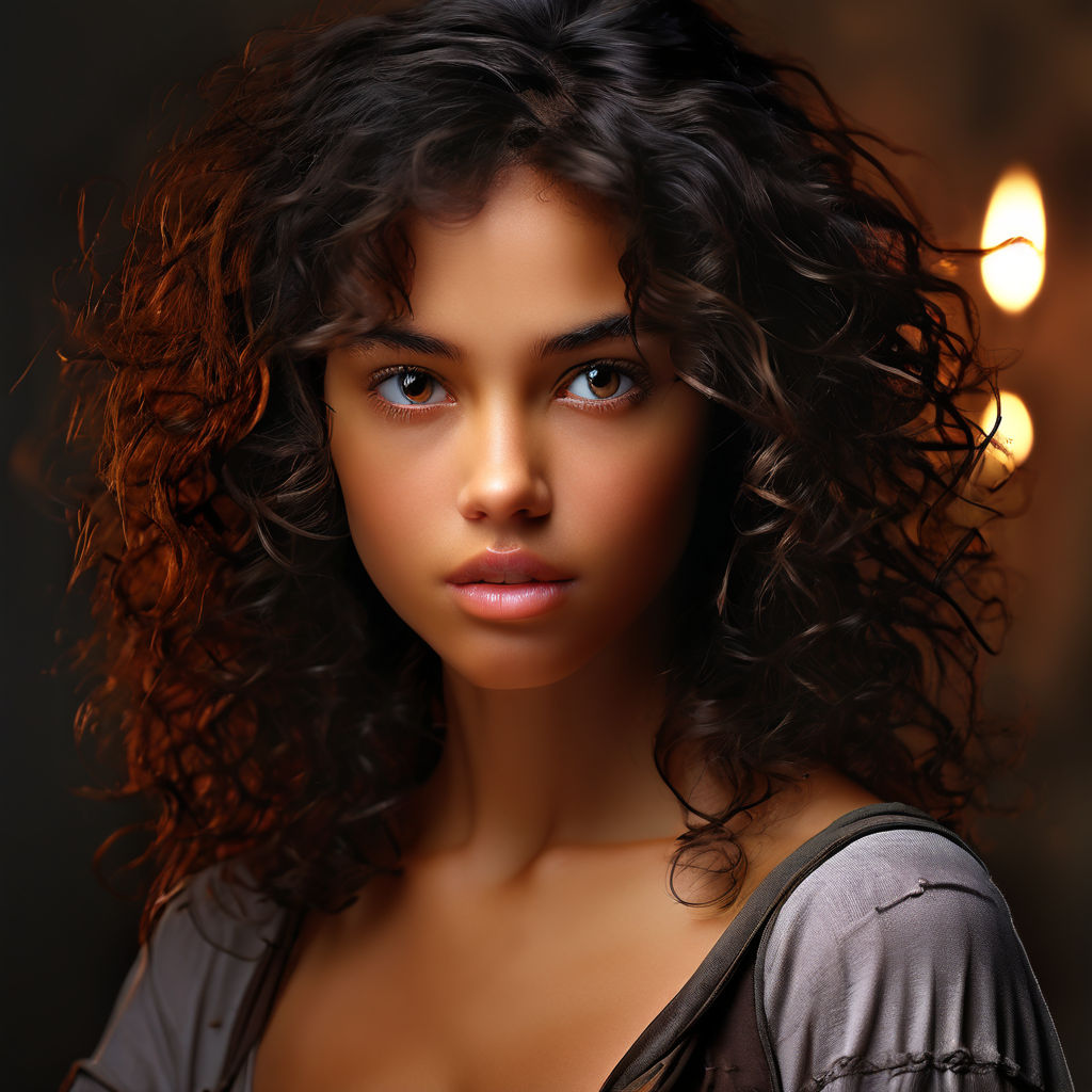 A beautiful mulatto woman