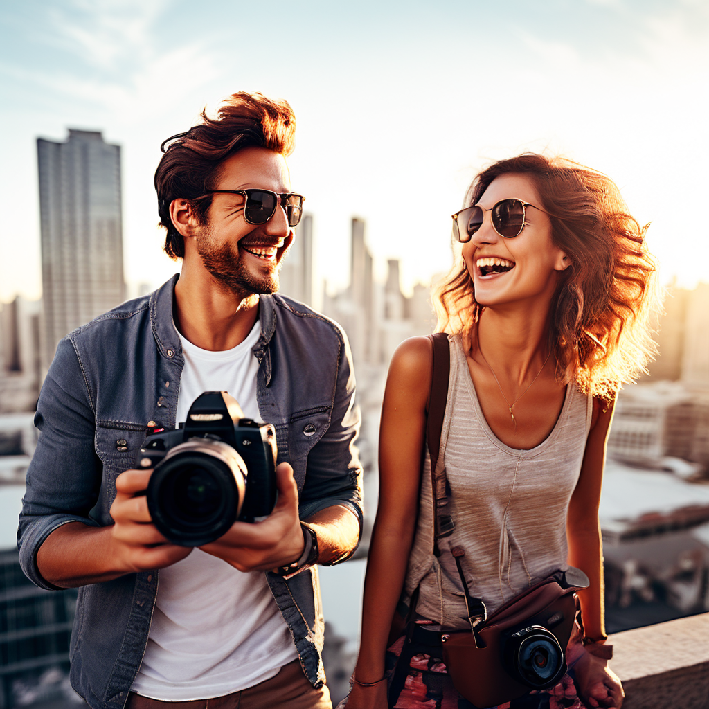 YouTuber and his female partner by Ruzz Graphics - Playground