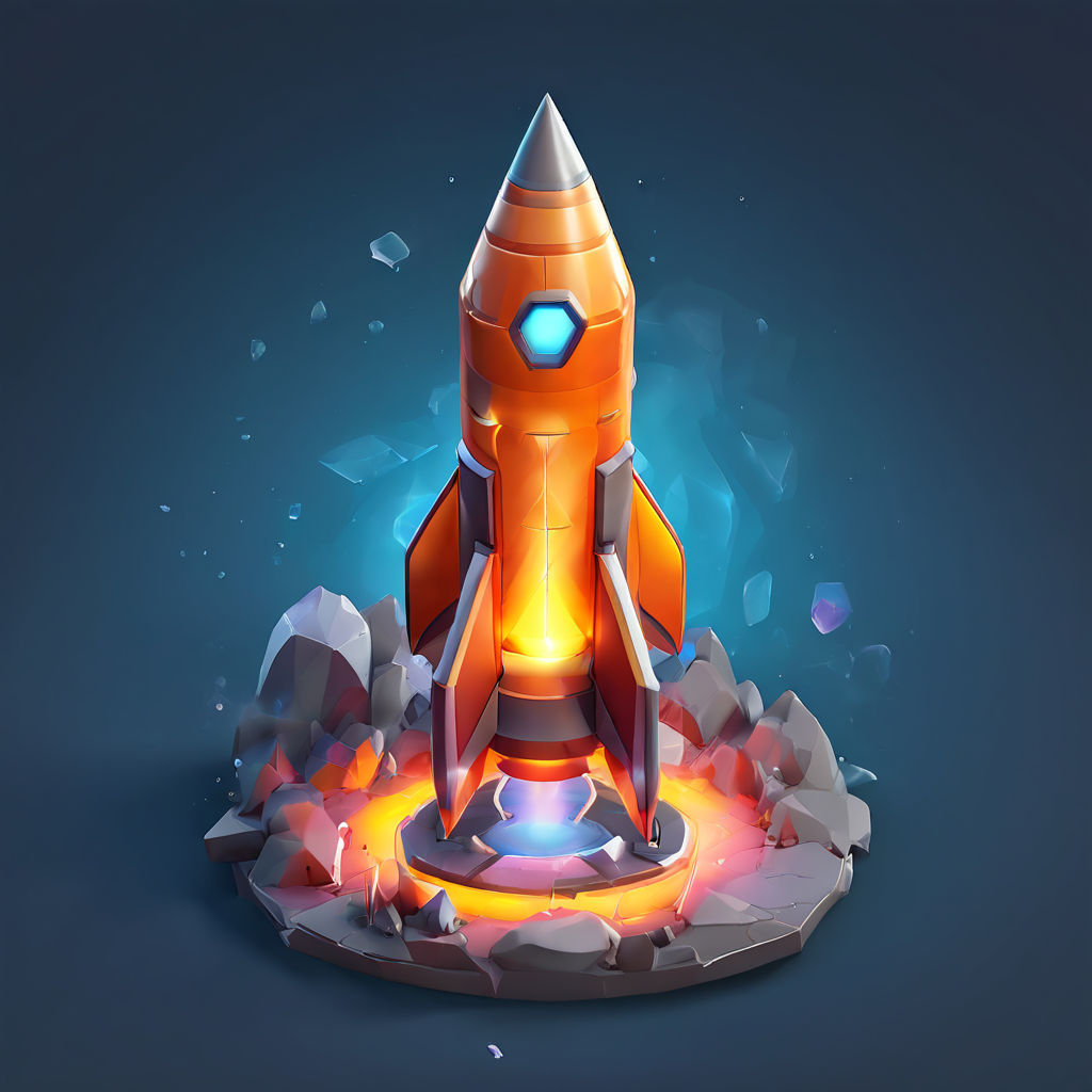 3d match rocket for mobile game