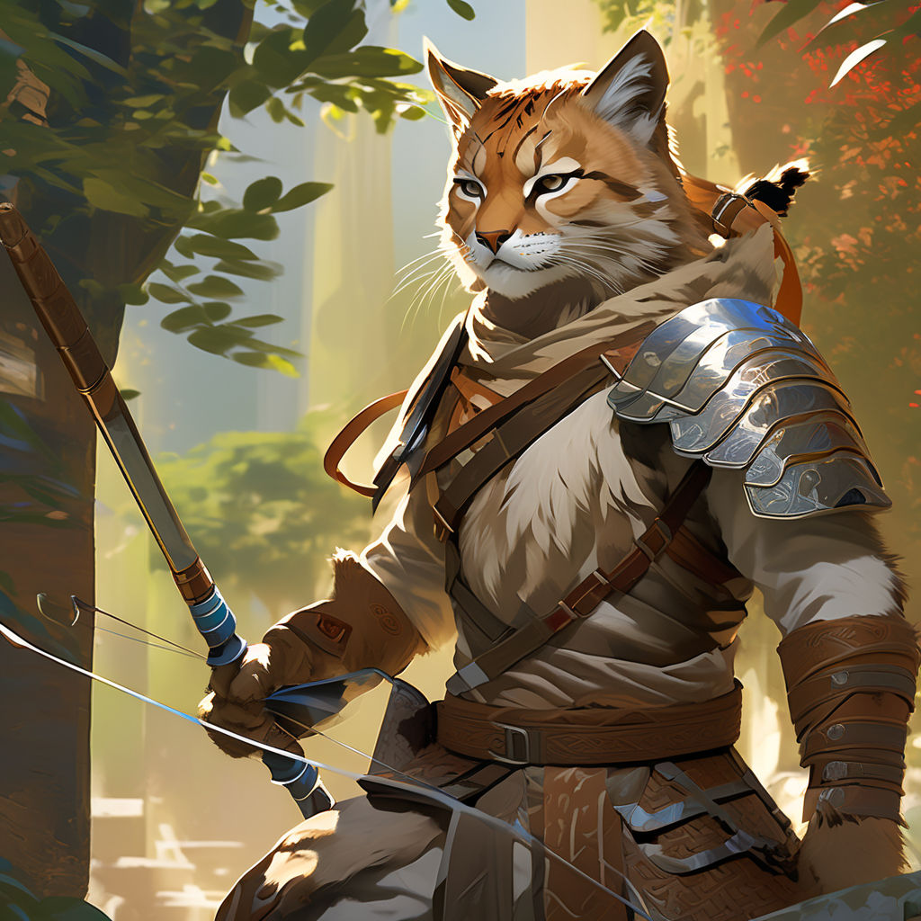 Tabaxi race character by Андрей Сальков - Playground