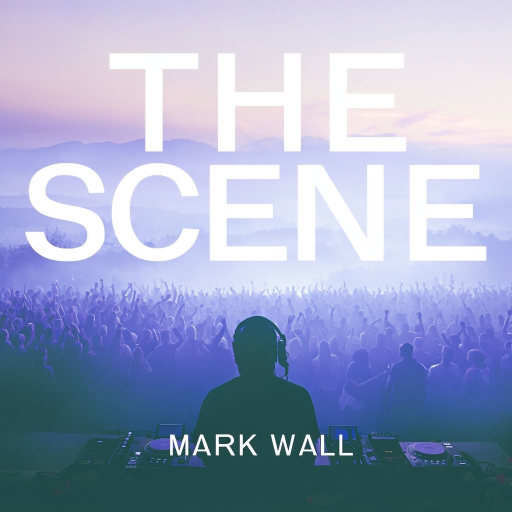 Majestic DJ Scene with Crowd and Ethereal Vibes Spotify Album Cover